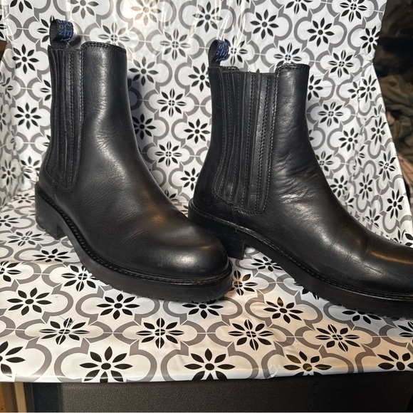 Osprey London women’s designer leather riding,biker,combat boots eu sz:39 us:8.5 - Picture 8 of 13